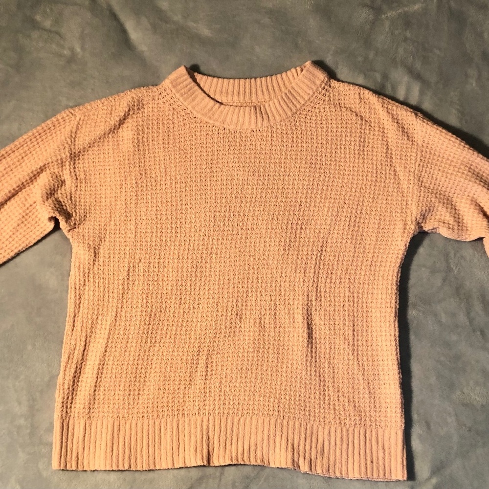 American Eagle Pink Knit Sweater